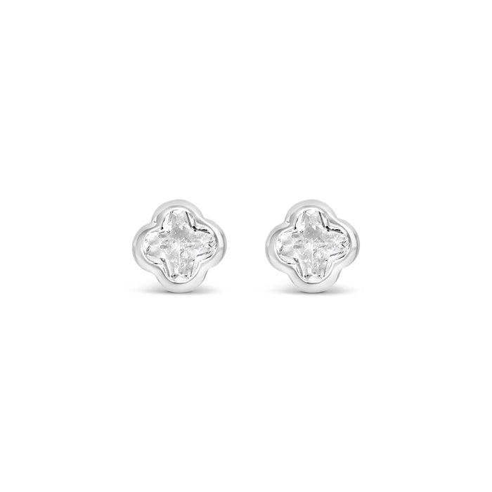 Park Lane Gold Plated Stud Earrings with CZ Stones
