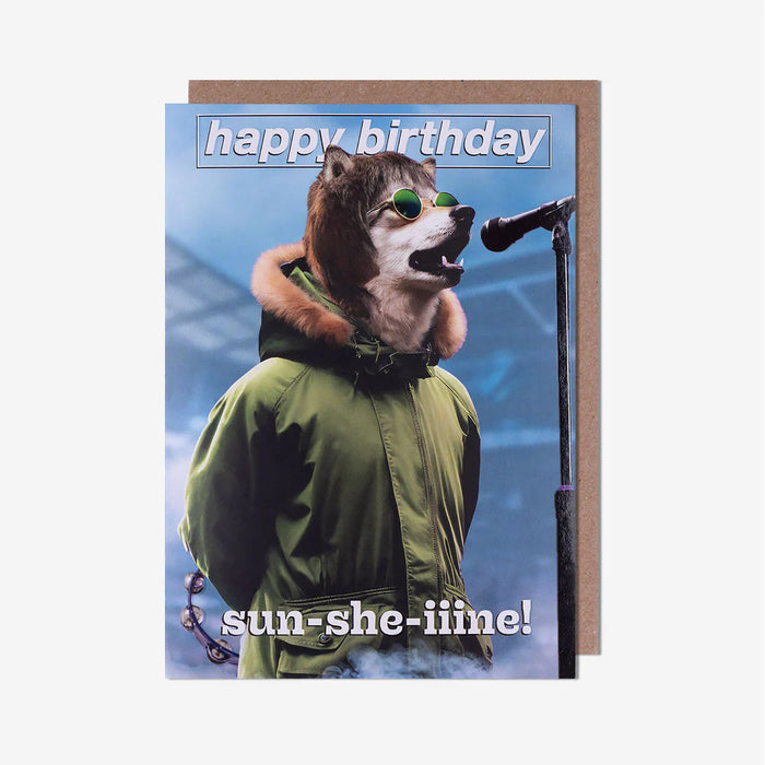 Pigment 'Happy Birthday Sun-She-Iiine!' Birthday Card