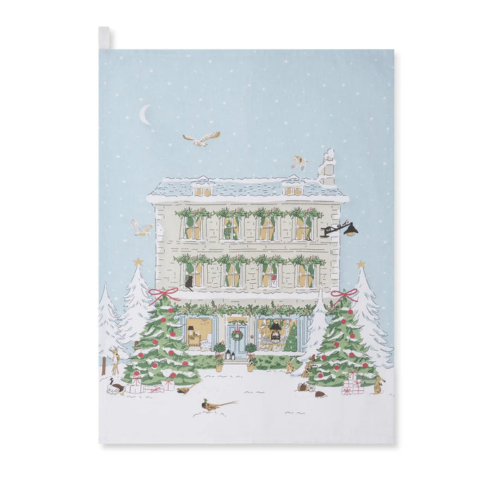 Sophie Allport Tea Towel - Christmas House