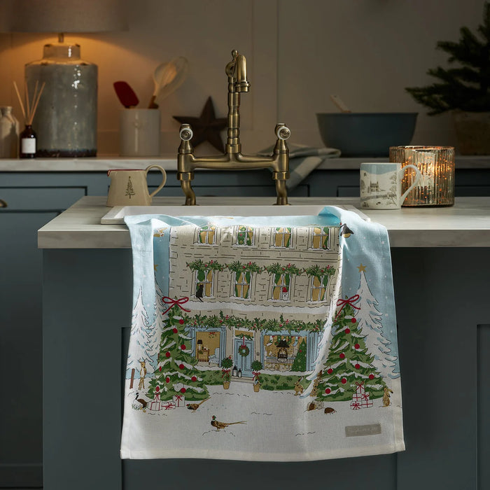 Sophie Allport Tea Towel - Christmas House