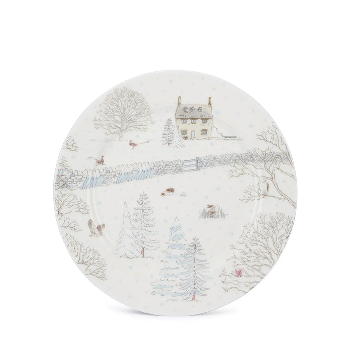 Sophie Allport Side Plate - Snowy Cottage