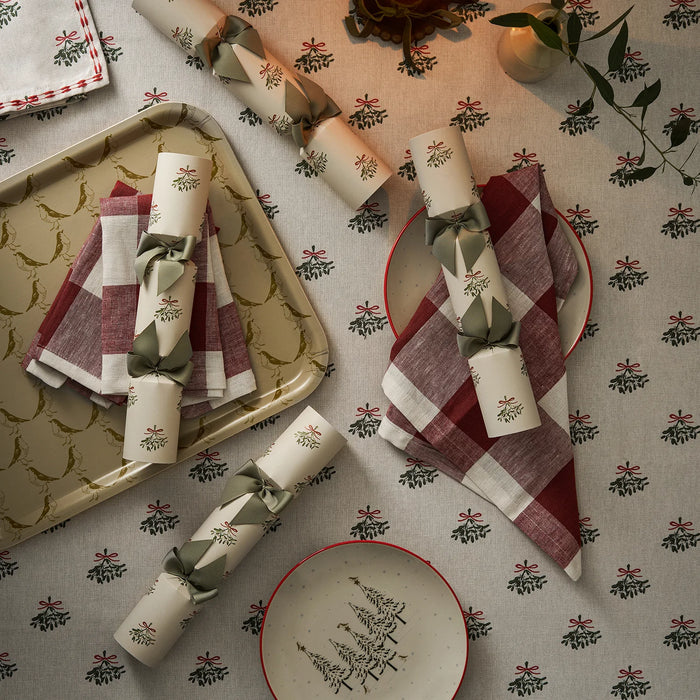 Sophie Allport Mistletoe Christmas Crackers (Set of 6)