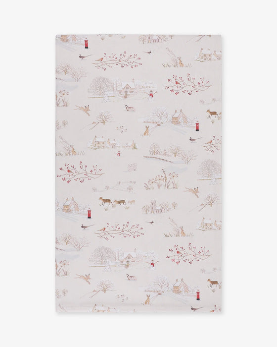 Sophie Allport Snowy Village Large Tablecloth