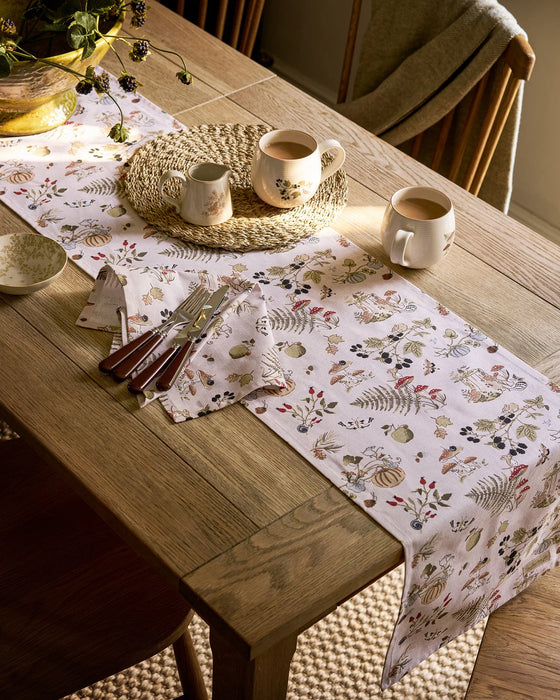 Sophie Allport Autumn Forage Shorter Length Table Runner