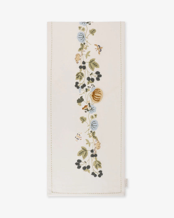 Sophie Allport Embroidery Autumn Shorter Length Table Runner
