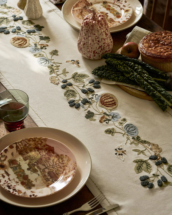 Sophie Allport Embroidery Autumn Shorter Length Table Runner