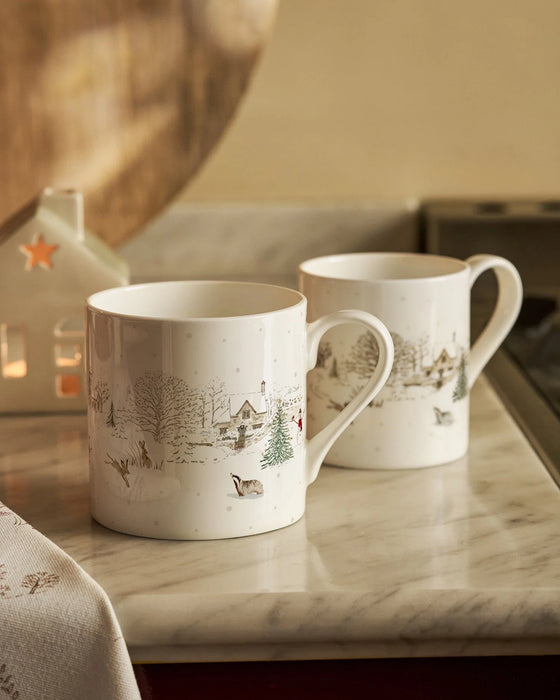 Sophie Allport Snowy Village Mug - Standard