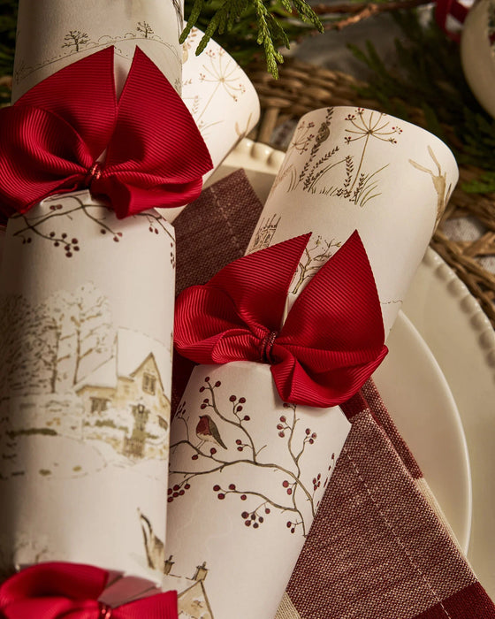 Sophie Allport Snowy Village Christmas Crackers (Set of 6)