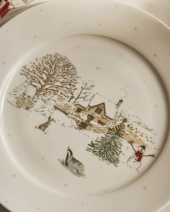 Sophie Allport Snowy Village Side Plate