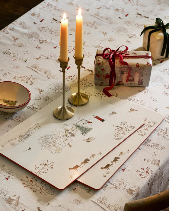 Sophie Allport Snowy Village Placemats (Set of 4)