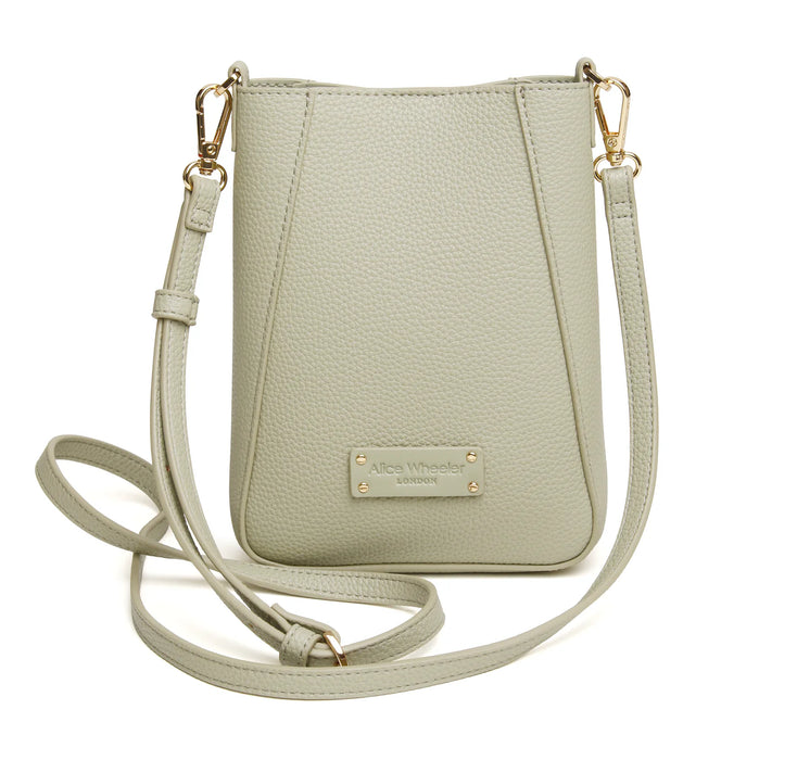Alice Wheeler Kensington Phone Crossbody Bag Pistachio