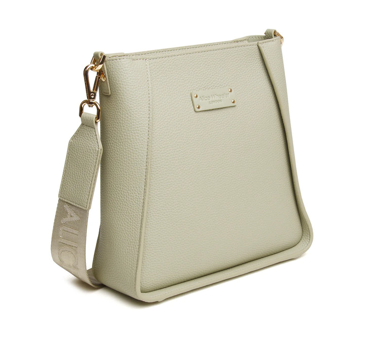 Alice Wheeler Pistachio Kensington Cross Body Bag