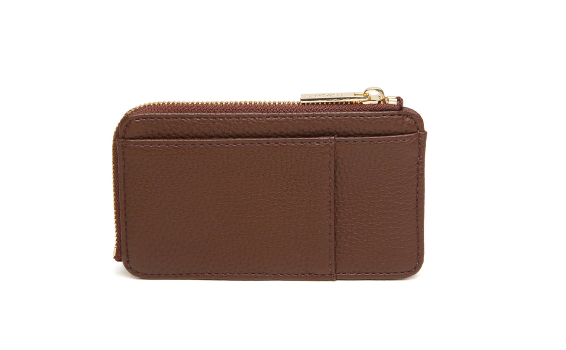 Alice Wheeler Chocolate Suede Kensington Coin Purse