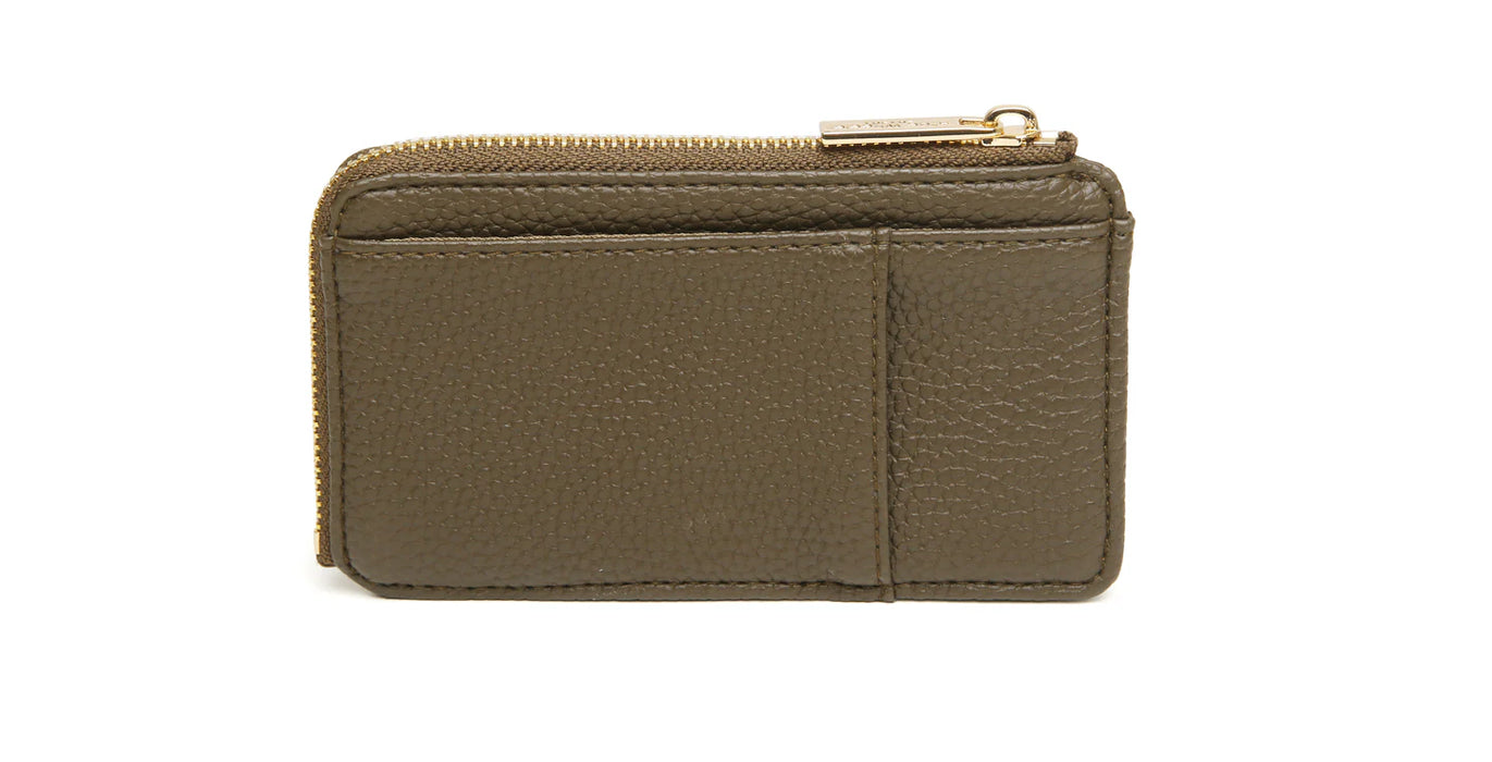 Alice Wheeler Olive Suede Kensington Purse
