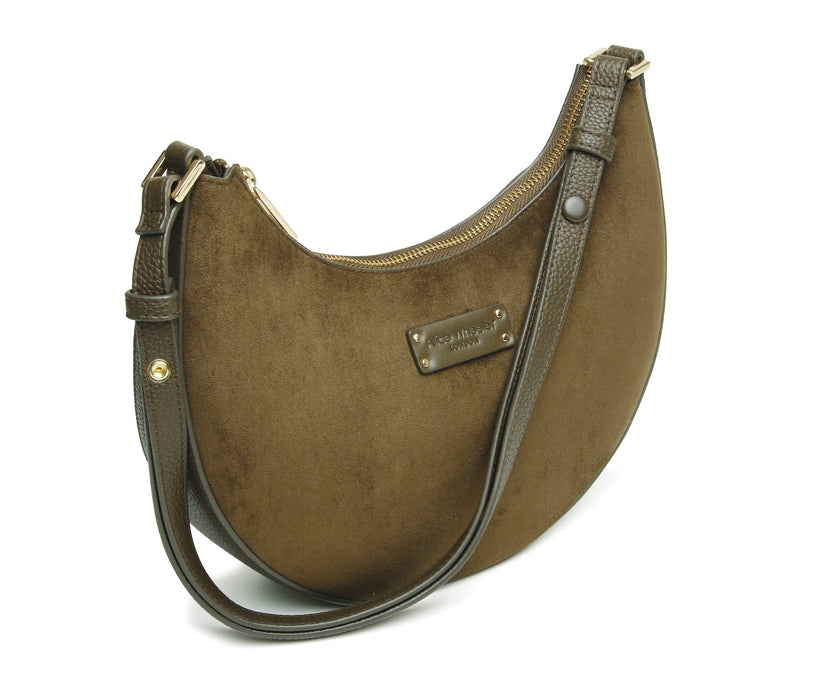 Alice Wheeler Olive Suede Kensington Shoulder CBB