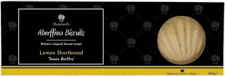 Traditional Aberffraw Lemon Shortbread Biscuits 180g