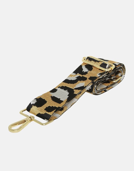 Alice Wheeler Gold Camouflage Cross Body Strap