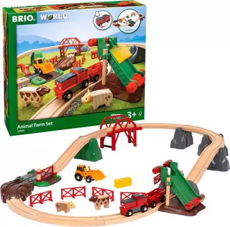 BRIO World Railway Animal Farm Set