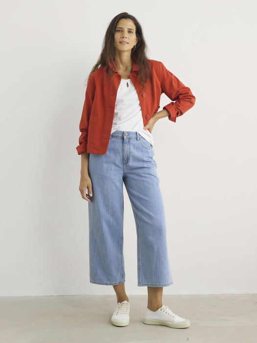 Seasalt Women's  Appletree Keyhole Detail T-Shirt In Salt