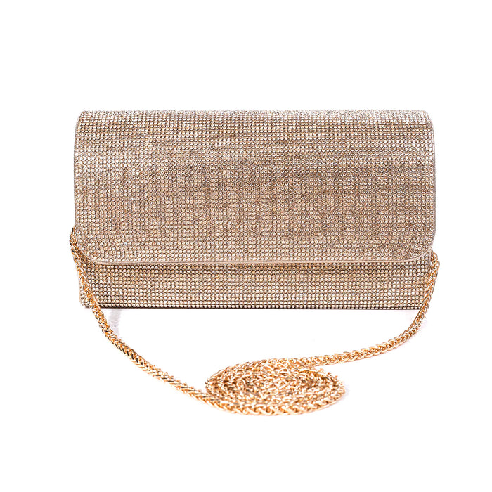 Park Lane Hand Bag In Gold/Clear
