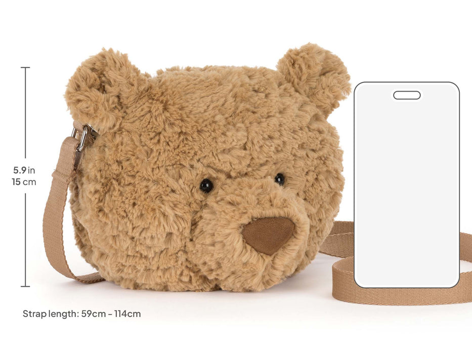 Jellycat Bartholomew Bear Shoulder Bag