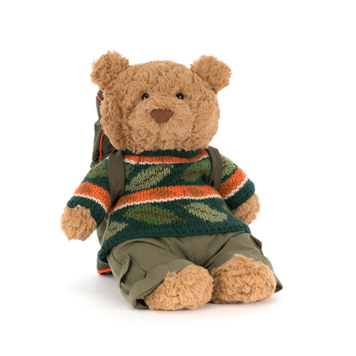 Jellycat Amuseables Bartholomew Bear Hiking Outfit