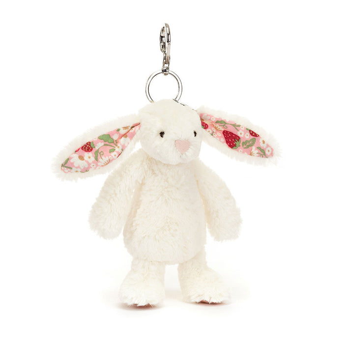 Jellycat Cream Bunny Berry Bag Charm