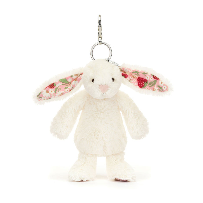 Jellycat Cream Bunny Berry Bag Charm