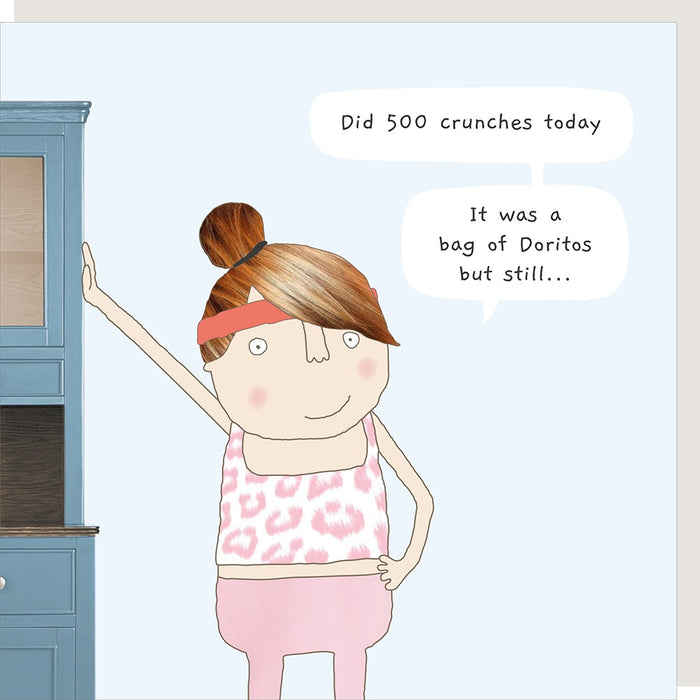 Rosie Made A Thing Card - Crunches