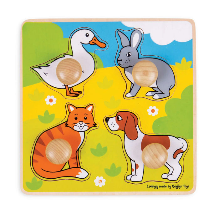 BigJigs My First Peg Puzzle - Pets