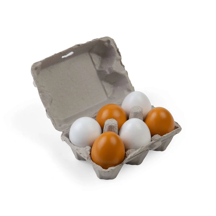 Bigjigs Six Eggs in Carton