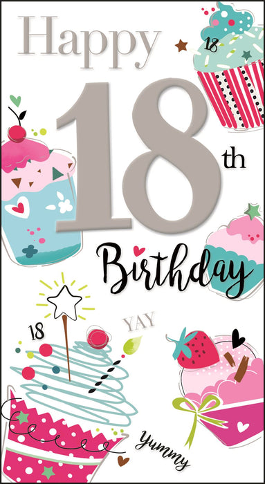 Jonny Javelin 'Happy 18th Birthday' Birthday Card