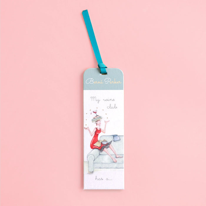 Berni Parker 'My Wine Club' Bookmark