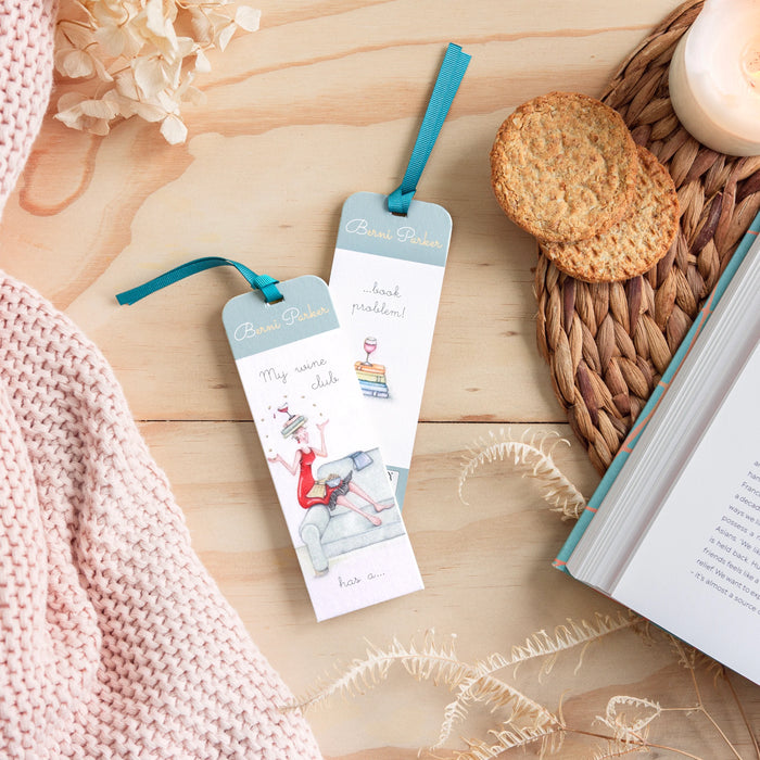 Berni Parker 'My Wine Club' Bookmark
