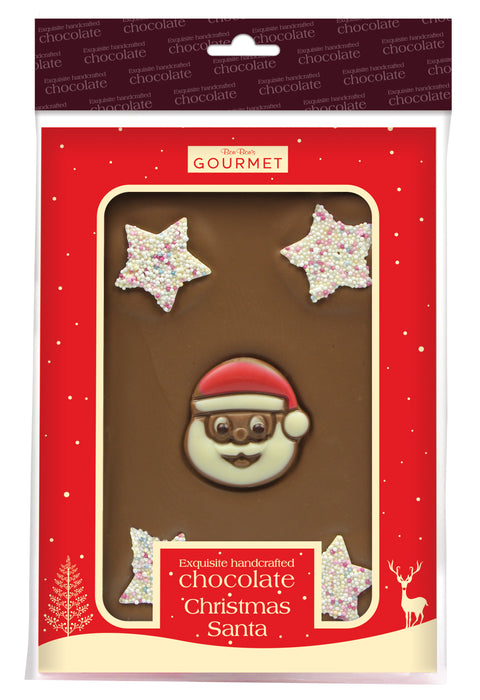 Bon Bon's Christmas Santa Milk Chocolate Slab