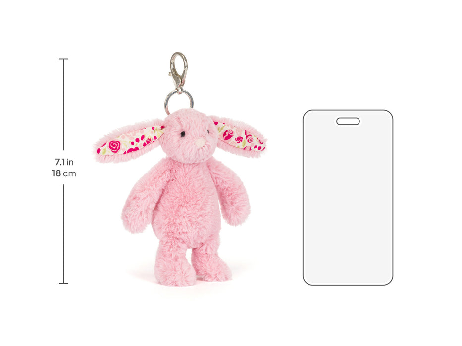 Jellycat Blushkin Blossom Bunny Bag Charm