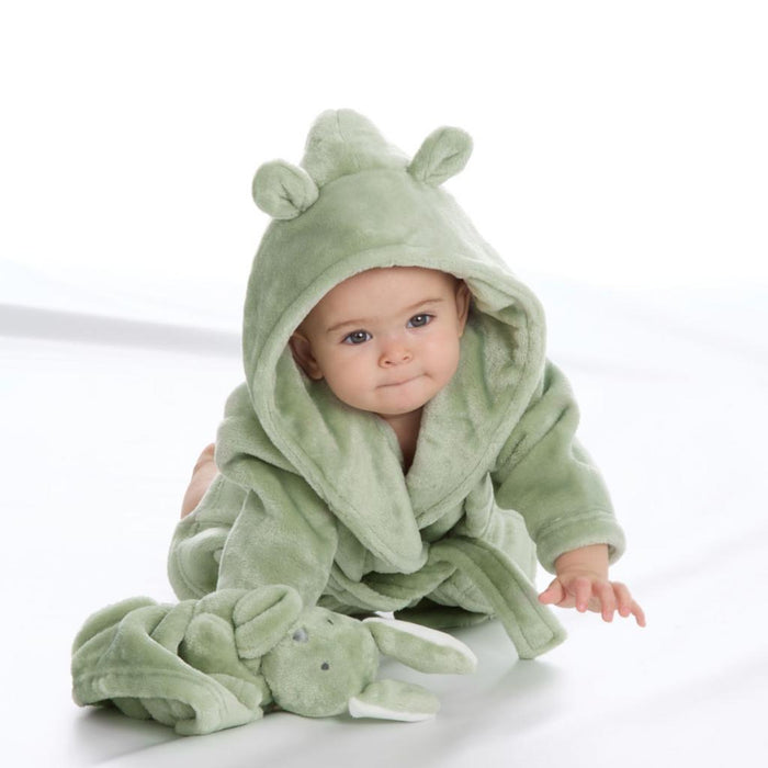 Baby Town Dusky Green Dressing Gown
