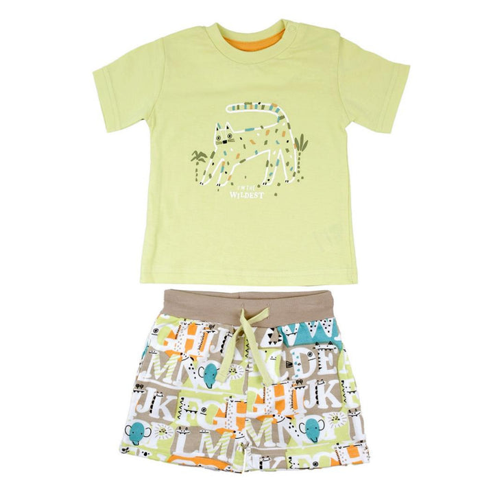 Elizabeth Anne "ABC Animals" Shorts Set