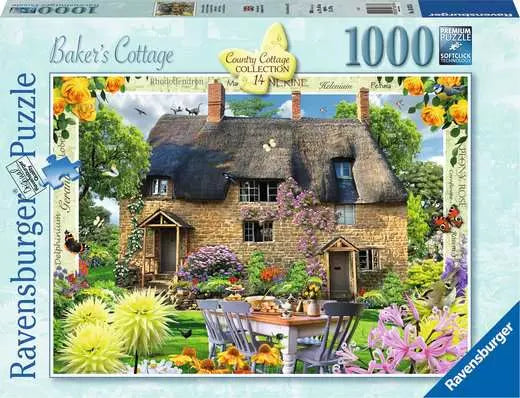Ravensburger Bakers Cottage 1000 Piece Jigsaw Puzzle