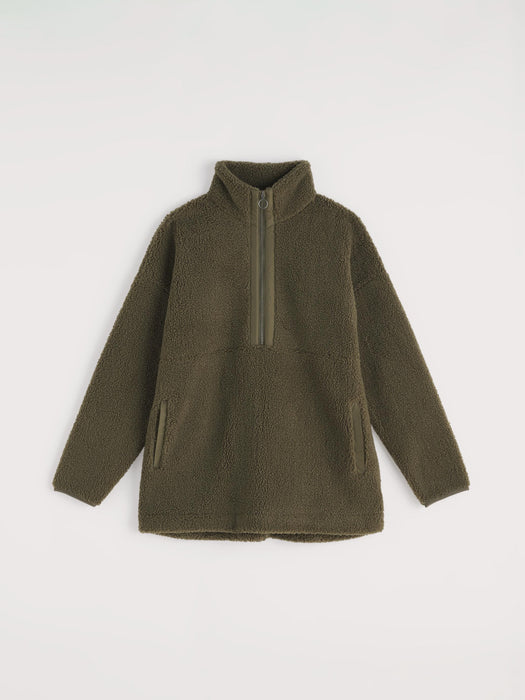 Seasalt Women's Barnaloft Quarter Zip Fleece in Alpine