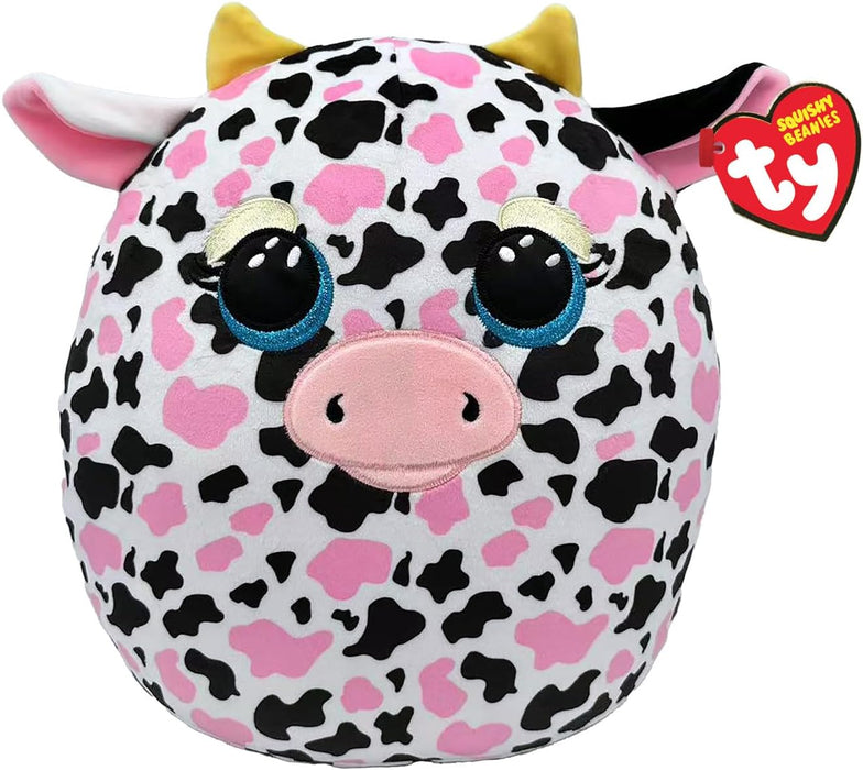 TY Squish-a-boo Milkshake Cow 10"