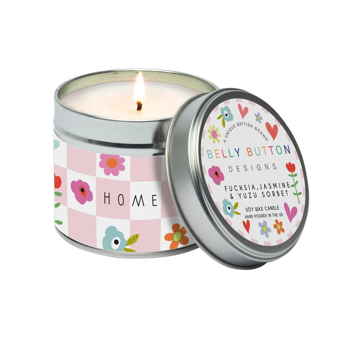 Belly Button Chequer Home Wax Candle