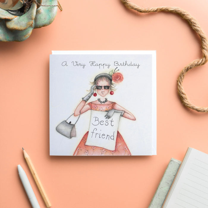 Berni Parker Best Friend Card