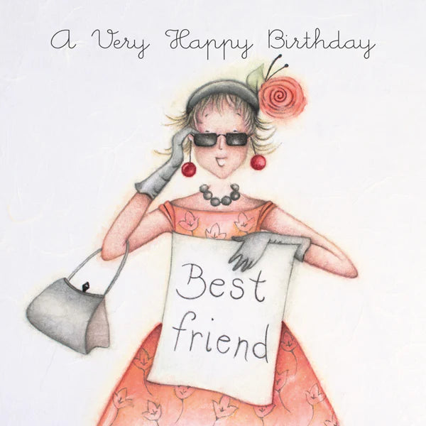 Berni Parker Best Friend Card