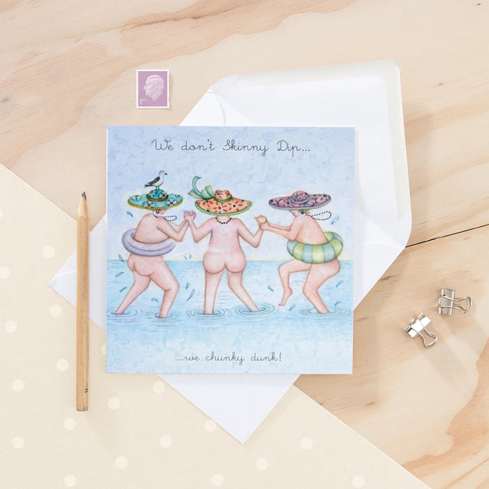 Berni Parker Skinny Dip Card