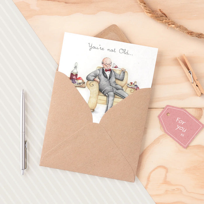 Berni Parker You're Not Old Card