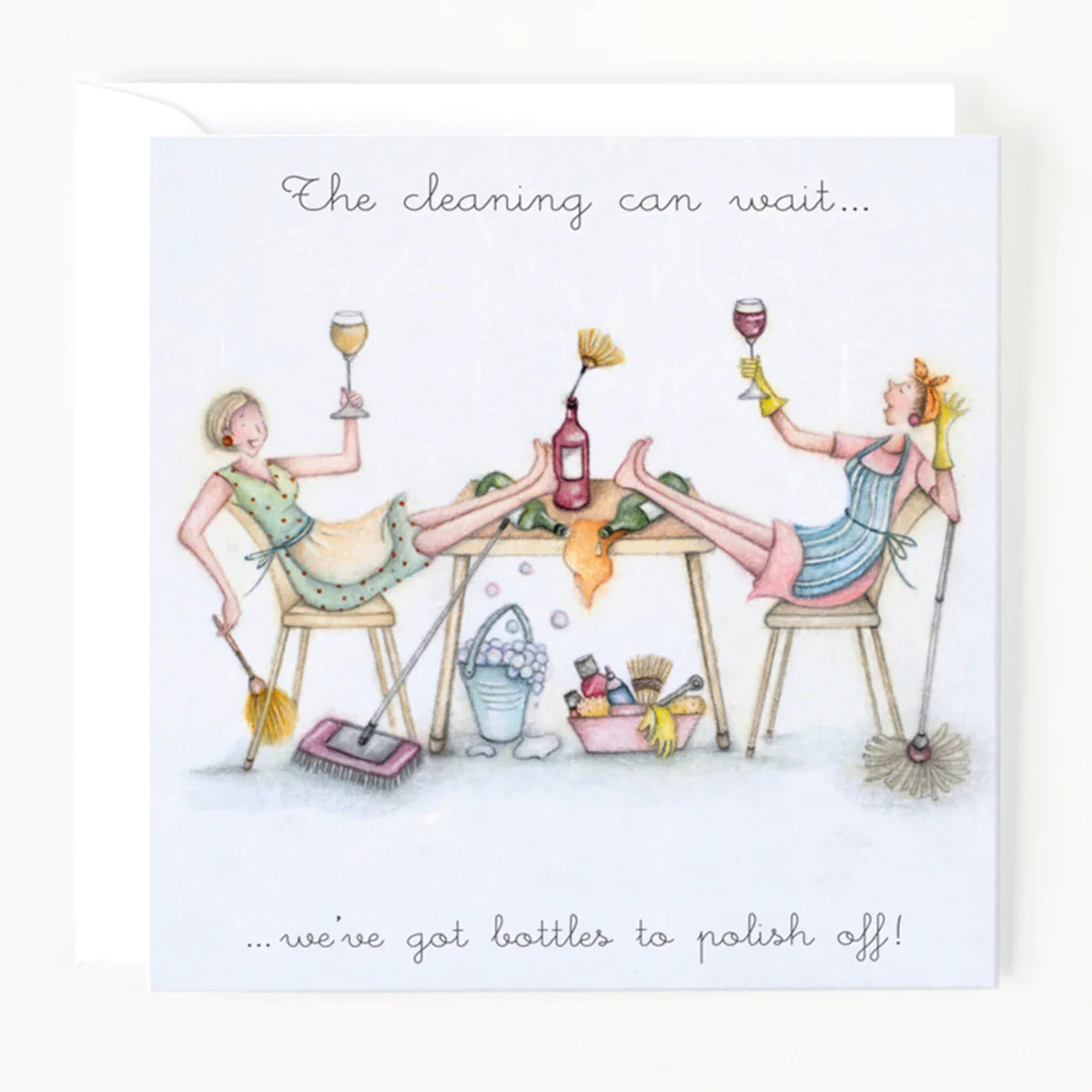 Berni Parker The Cleaning Can Wait Card — Maple Gifts