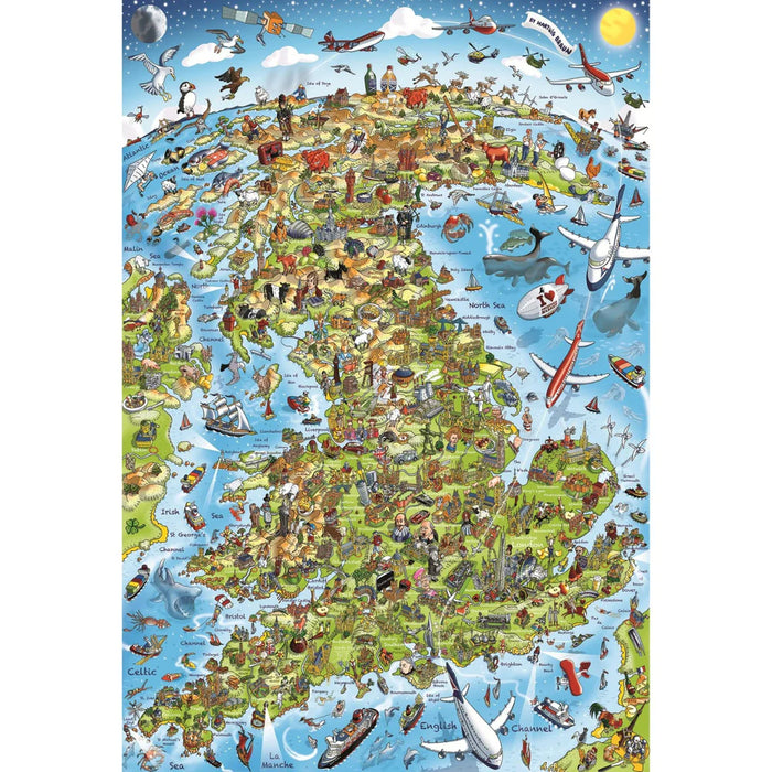 Gibsons Best Of British 500 Piece Jigsaw Puzzle