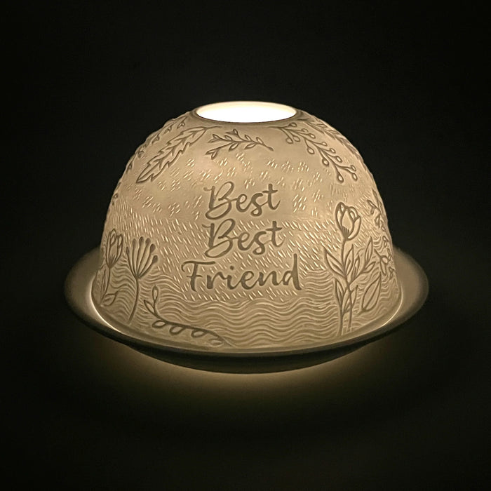 Cello Best Best Friend Tealight Dome