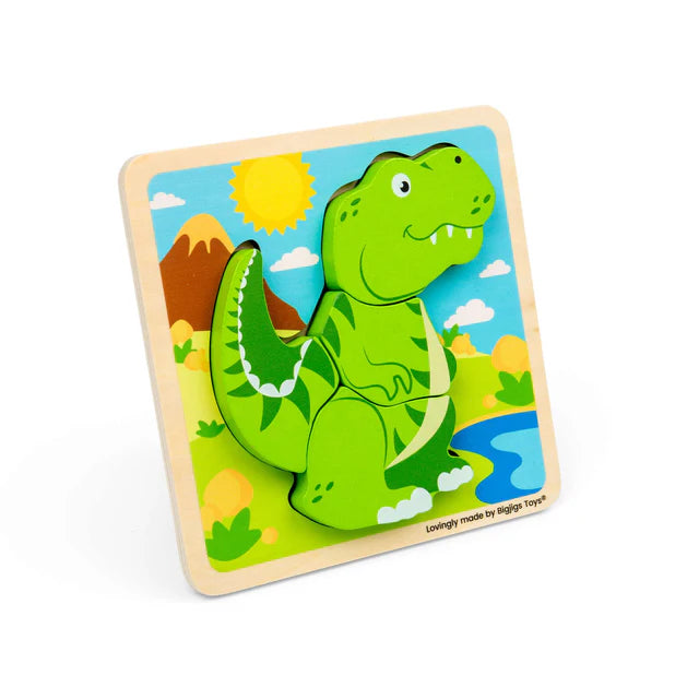 Bigjigs Chunky Lift Out Puzzle T-Rex